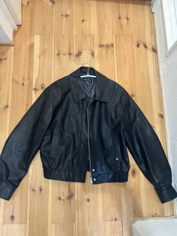 에드윈 블랙 가죽 자켓