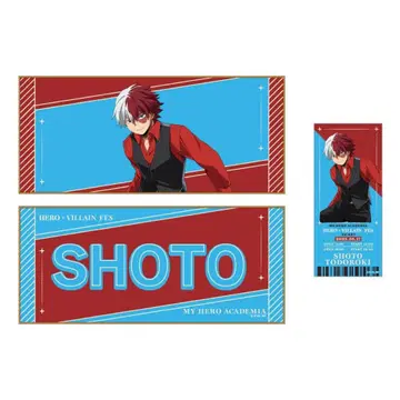 히어로 x 빌런 페스티벌. 캐릭터 크로스 & 티켓풍 카드 세트 쇼토