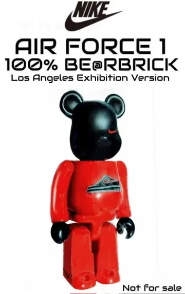 초레어 로스앤젤레스 NIKE AIR FORCE 1 100% 베어브릭