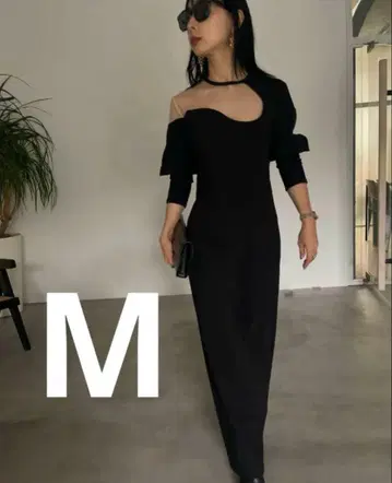 Ameri LAKE CURVE TRICOT RIB DRESS