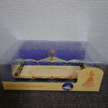 도쿄 디즈니 리조트 미녀와 야수 빛나는 소품함 트레이 액세서리 케이스