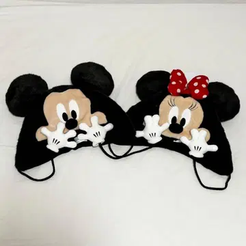 디즈니 팬캡 미키 미니 새상품급 2개 묶음 판매