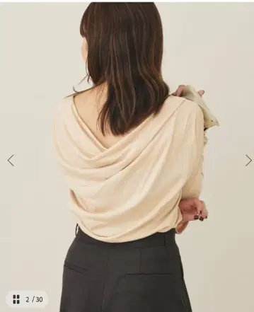 새상품급 plage back drape 티셔츠 플라주