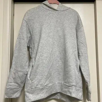 ICB 그레이 후드 부착 후드 맨투맨