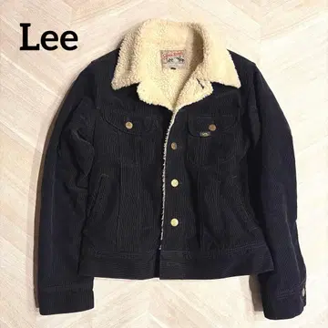 Lee 스톰 라이더 보아 안감 코듀로이 자켓 네이비