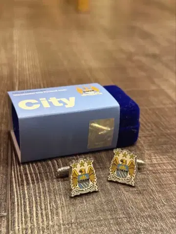 [ 공식 레어 ] 맨체스터 시티 커프스 단추