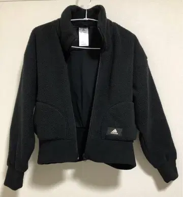 adidas 아디다스 보아 자켓 플리스 자켓 블랙 스포츠