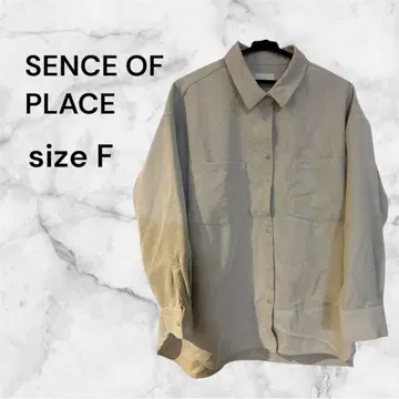 SENCEOFPLACE 어반 리서치 코듀로이 셔츠 오버 사이즈