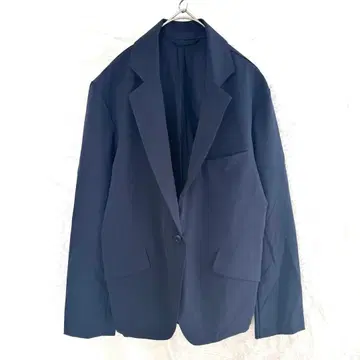 Gush Force 정장 자켓 네이비 싱글 버튼 비즈니스 오피스