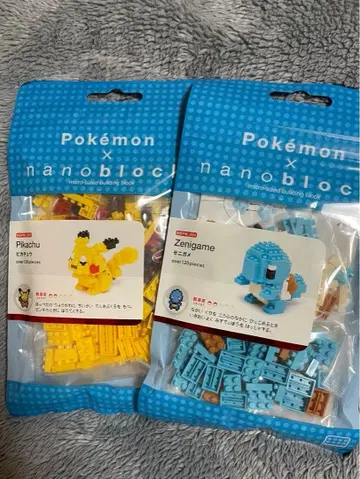 미개봉 새상품 포켓몬 나노블록 피카츄 꼬부기