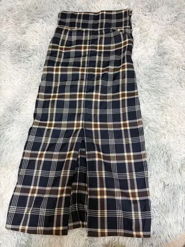 나이스 클라우프 체크 무늬 타이트 스커트 S 사이즈