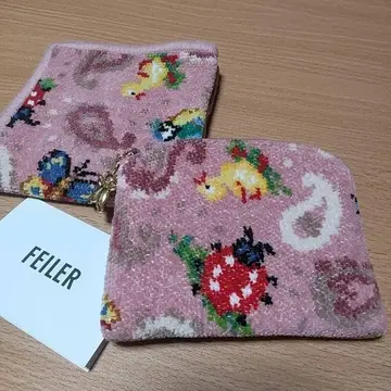 페이러 하이디 페이즐리 미니 파우치 손수건 2개 세트