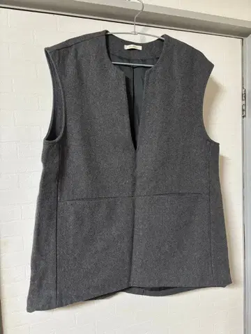 라운지 드레스 그레이 슬리브리스 베스트 F 사이즈