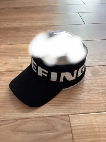 브리핑 니트 바이저 블랙