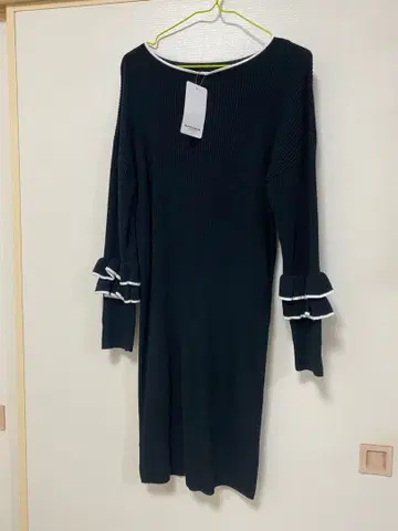 올리브 데 올리브 리브 니트 원피스