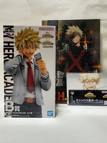 히로아카 제일복권 바쿠고 카츠키 B상 피규어 포스터 캔버스풍 보드