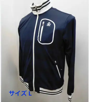 먼싱웨어 더블 지퍼 블루종 남성용 L 골프웨어 점퍼