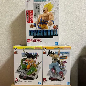 제일복권 드래곤볼 40주년 피규어 A상 B상 라스트원상 세트