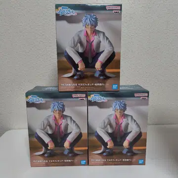 [ 미개봉 새상품 ] 긴파치 선생님 피규어 3체 세트