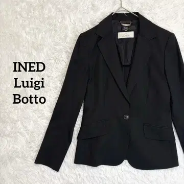 [이네드] 루이지 보토 울 100% 테일러드 자켓 블랙 비즈니스 출퇴근