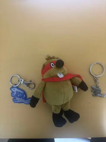 super beaver 봉제 인형 키링 super beaver