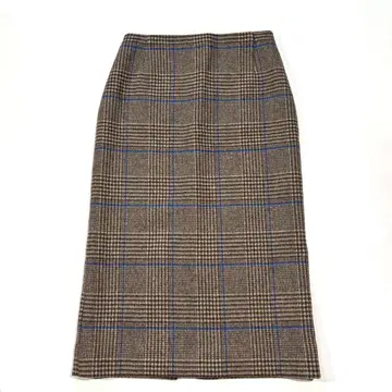 [새상품급] LOUNIE 루니 체크 타이트 스커트 MANTECO 브라운