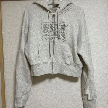 마리떼 프랑소와 저르보 옅은 그레이 후드티 M