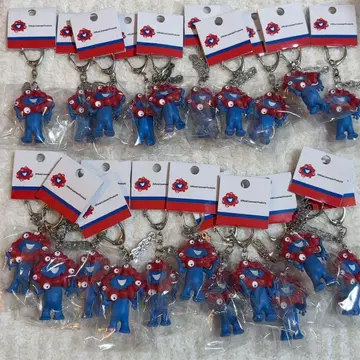 오사카 간사이 만박 EXPO2025 미야쿠미야쿠 입체 PVC 키링 1개