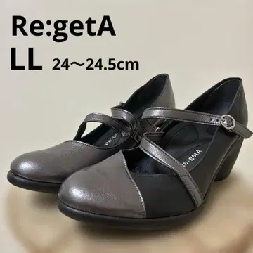 Re:getA LL 24cm 펌프스 스트랩 그레이지 웨지힐