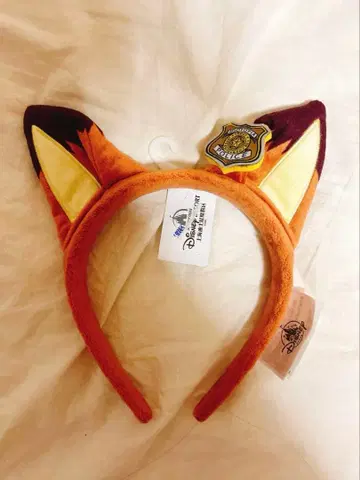 상하이 디즈니 주토피아 머리띠 닉