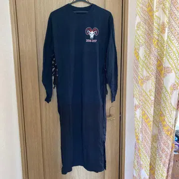 MIMAE 리메이크 긴팔 티셔츠 원피스