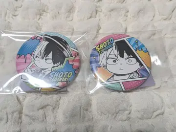 히로아카 토도로키 쇼토 유년기 캔뱃지 2개 세트