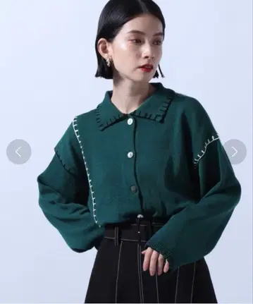 HARE 핸드 스티치 니트 가디건