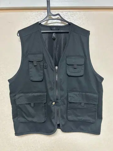 WEGO 블랙 베스트 XL 사이즈 4 포켓