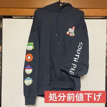 사우스 파크 후드티 후디 L 사이즈 다크 그레이