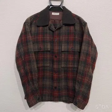 TOMORROWLAND 플란넬 셔츠 옷깃 절개
