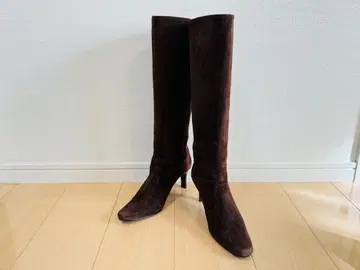 23구 온워드 스웨이드 롱 부츠 브라운 40