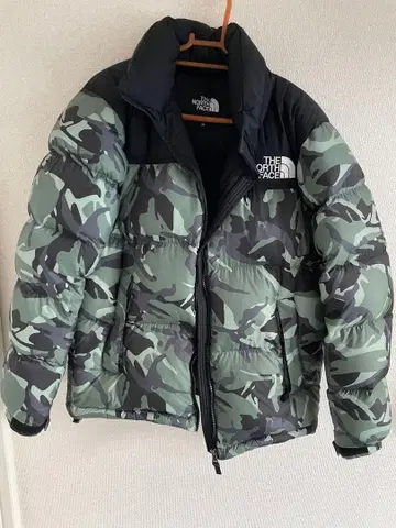 THE NORTH FACE 카모플라쥬 다운 자켓 M