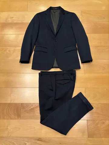 오리히카 네이비 수트 논아이론