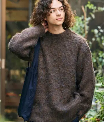 FREAK'S STORE/프릭스스토어 샤기 니트 크루넥