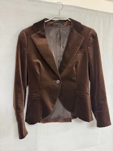 띠어리 테일러드 자켓 브라운 사이즈 2