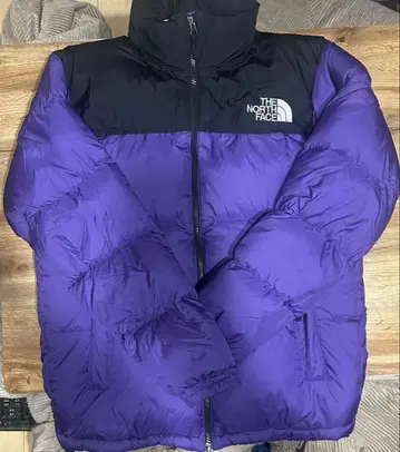 THE NORTH FACE 눕시 다운 자켓 퍼플 L 사이즈