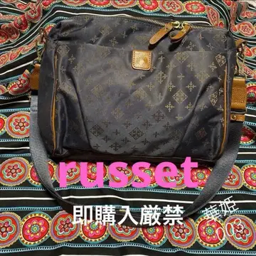 러셋 네이비 나일론 숄더백 새상품급