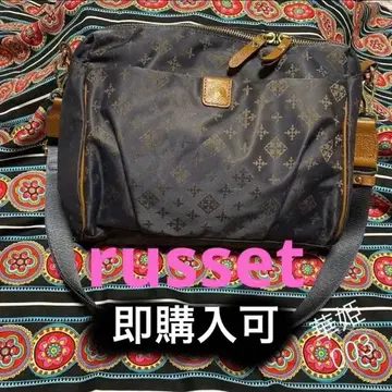 러셋 네이비 나일론 숄더백 새상품급