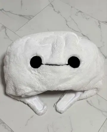 베이맥스 플리스 캐릭터 모자