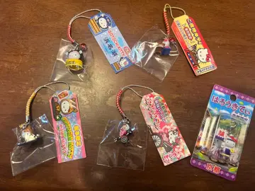 헬로키티 고토치 키티 스트랩 참 묶음 판매