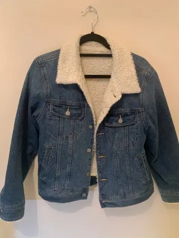 보아 데님 자켓 블루