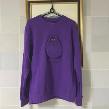 그리마스 자수 보라색 트레이닝복 그라니프