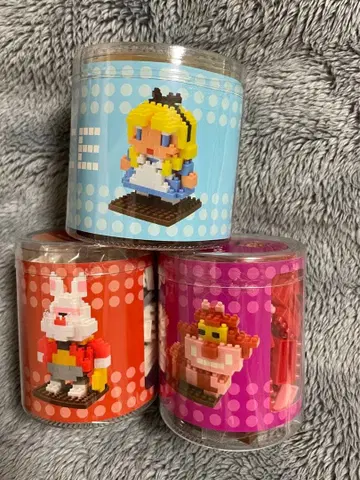 미개봉 새상품 디즈니 나노블록 화이트래빗 앨리스 체셔 고양이