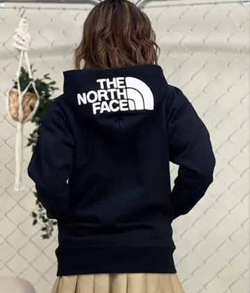 THE NORTH FACE 블랙 집업 후드티